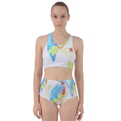 Bird Lover T- Shirtbird T- Shirt (9) Racer Back Bikini Set