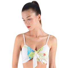 Bird Lover T- Shirtbird T- Shirt (9) Woven Tie Front Bralet by maxcute