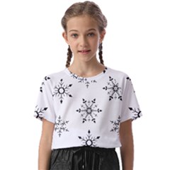 Black And White Pattern T- Shirt Black And White Pattern 12 Kids  Basic Tee by maxcute