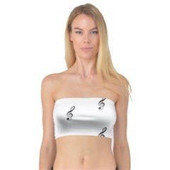 Black And White Pattern T- Shirt Black And White Pattern 7 Bandeau Top by maxcute