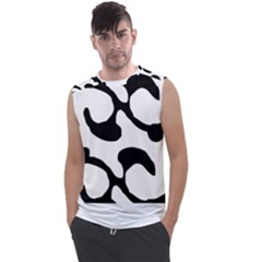 Black And White Swirl Pattern T- Shirt Black And White Swirl Pattern T- Shirt Men s Regular Tank Top by maxcute