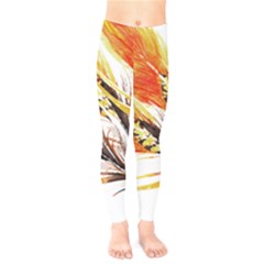 Boho Fire Feather Pattern T- Shirt Boho Fire Feather Pattern T- Shirt Kids  Classic Winter Leggings