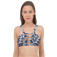 Botanical T- Shirt Botanical Creative Florida Beans T- Shirt Cage Up Bikini Top