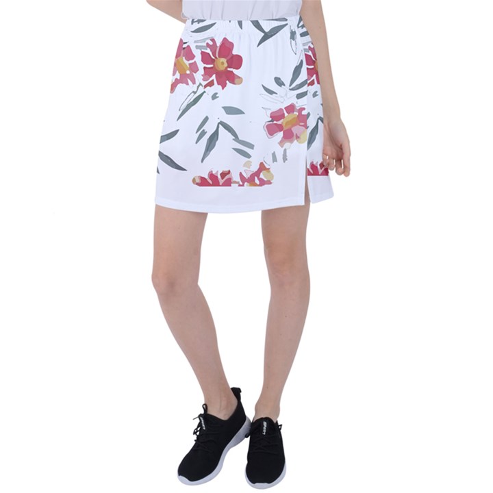 Botanical T- Shirt Botanical Graceful Chag T- Shirt Tennis Skirt