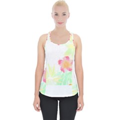 Botanical T- Shirt Botanical Handsome Coral Flower T- Shirt Piece Up Tank Top by maxcute