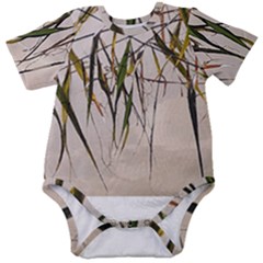 Branches T- Shirt Green Leaves, Branches, Green, Wallart, Summer, Nature, Digital, Art, Minimal, Tro Baby Short Sleeve Bodysuit by maxcute