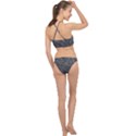 Stretch Marks Abstract Grunge Design Racer Front Bikini Set View2