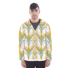 Butterflies T- Shirt Butterflies Pattern T- Shirt Men s Hooded Windbreaker