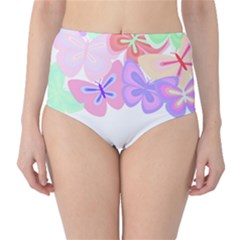 Butterflies T- Shirt Kaleidoscope Of Butterflies T- Shirt Classic High-waist Bikini Bottoms