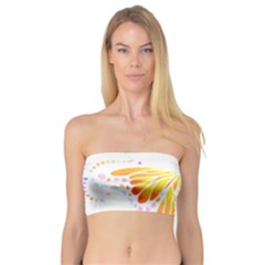 Butterfly Art T- Shirtbutterfly T- Shirt (5) Bandeau Top