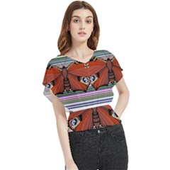 Butterfly Art T- Shirtbutterfly T- Shirt (8) Butterfly Chiffon Blouse