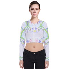 Butterfly Design T- Shirtbutterfly T- Shirt (2) Long Sleeve Zip Up Bomber Jacket by maxcute