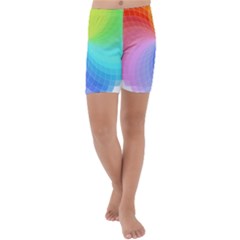 Color Wheel T- Shirt Color Wheel T- Shirt Kids  Lightweight Velour Capri Yoga Leggings