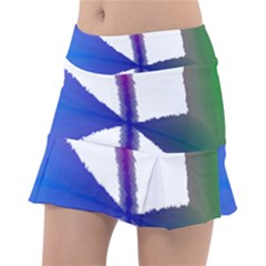 Colorful Abstract Texture Art Design T- Shirt Colorful Abstract Texture Art Design T- Shirt Classic Tennis Skirt by maxcute