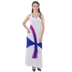 Colorful Abstract Texture Art Design T- Shirt Colorful Abstract Texture Art Design T- Shirt Sleeveless Velour Maxi Dress by maxcute