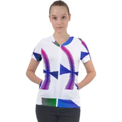 Colorful Abstract Texture Art Design T- Shirt Colorful Abstract Texture Art Design T- Shirt Short Sleeve Zip Up Jacket by maxcute