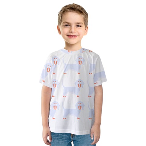 Dachshund Cute Pattern T- Shirt Dachshund Dog Breed Cute Pattern T- Shirt Kids  Sport Mesh Tee by maxcute