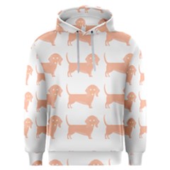 Dachshund Dog Pattern T- Shirt Brown Dachshund Dog Breed Cute Pattern T- Shirt Men s Overhead Hoodie