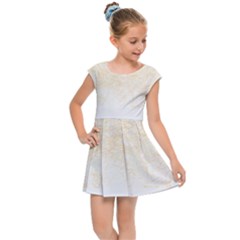 Dry Grass Texture T- Shirt Dry Grass Texture T- Shirt Kids  Cap Sleeve Dress