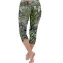 Old Stone Exterior Wall With Moss Capri Yoga Leggings View4