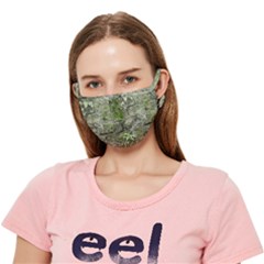 Old Stone Exterior Wall With Moss Crease Cloth Face Mask (adult) by dflcprintsclothing