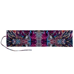 Abstract Blend Repeats Roll Up Canvas Pencil Holder (l) by kaleidomarblingart