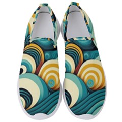 Waves Men s Slip On Sneakers by fructosebat