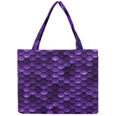 Purple Scales! Mini Tote Bag by fructosebat
