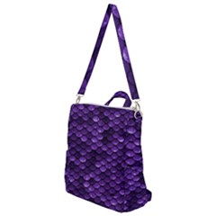 Purple Scales! Crossbody Backpack by fructosebat