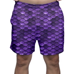 Purple Scales! Men s Shorts
