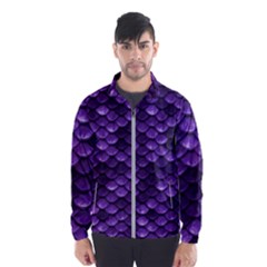 Purple Scales! Men s Windbreaker by fructosebat