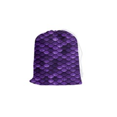 Purple Scales! Drawstring Pouch (small) by fructosebat