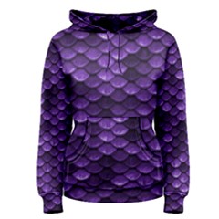 Purple Scales! Women s Pullover Hoodie by fructosebat