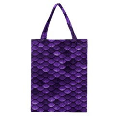 Purple Scales! Classic Tote Bag by fructosebat
