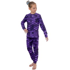 Purple Scales! Kids  Long Sleeve Set 