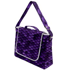 Purple Scales! Box Up Messenger Bag by fructosebat