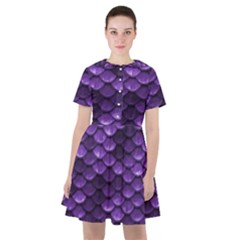 Purple Scales! Sailor Dress by fructosebat