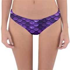 Purple Scales! Reversible Hipster Bikini Bottoms by fructosebat
