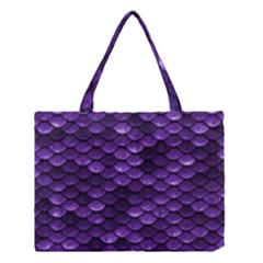 Purple Scales! Medium Tote Bag by fructosebat