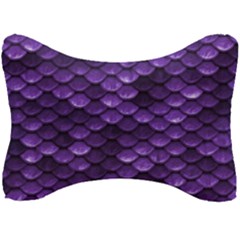 Purple Scales! Seat Head Rest Cushion by fructosebat