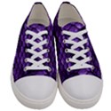 Purple Scales! Men s Low Top Canvas Sneakers View1