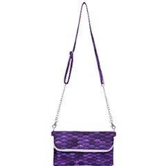 Purple Scales! Mini Crossbody Handbag by fructosebat