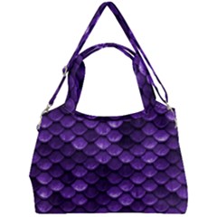 Purple Scales! Double Compartment Shoulder Bag by fructosebat