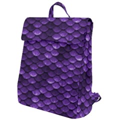 Purple Scales! Flap Top Backpack by fructosebat