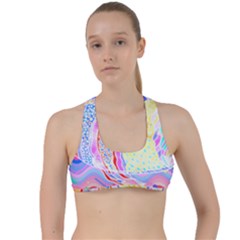 Fishing Gift T- Shirtfish T- Shirt Criss Cross Racerback Sports Bra