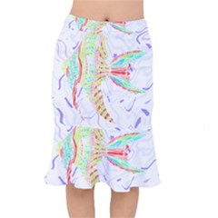 Fishing Lover T- Shirtfish T- Shirt (5) Short Mermaid Skirt by maxcute