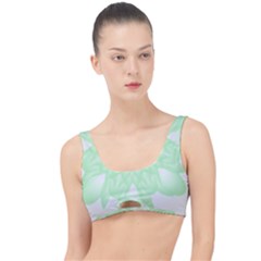 Floral Pattern T- Shirt Beautiful And Artistic Light Green Flower T- Shirt The Little Details Bikini Top by maxcute