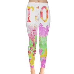 Floral T- Shirt Floral T- Shirt Leggings  by maxcute