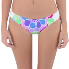 Flower Illustration T- Shirtflower T- Shirt Reversible Hipster Bikini Bottoms by maxcute