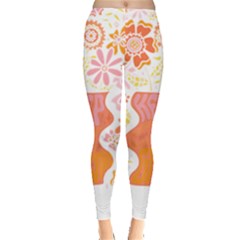 Flower T- Shirt Keep On Growing T- Shirt Leggings  by maxcute